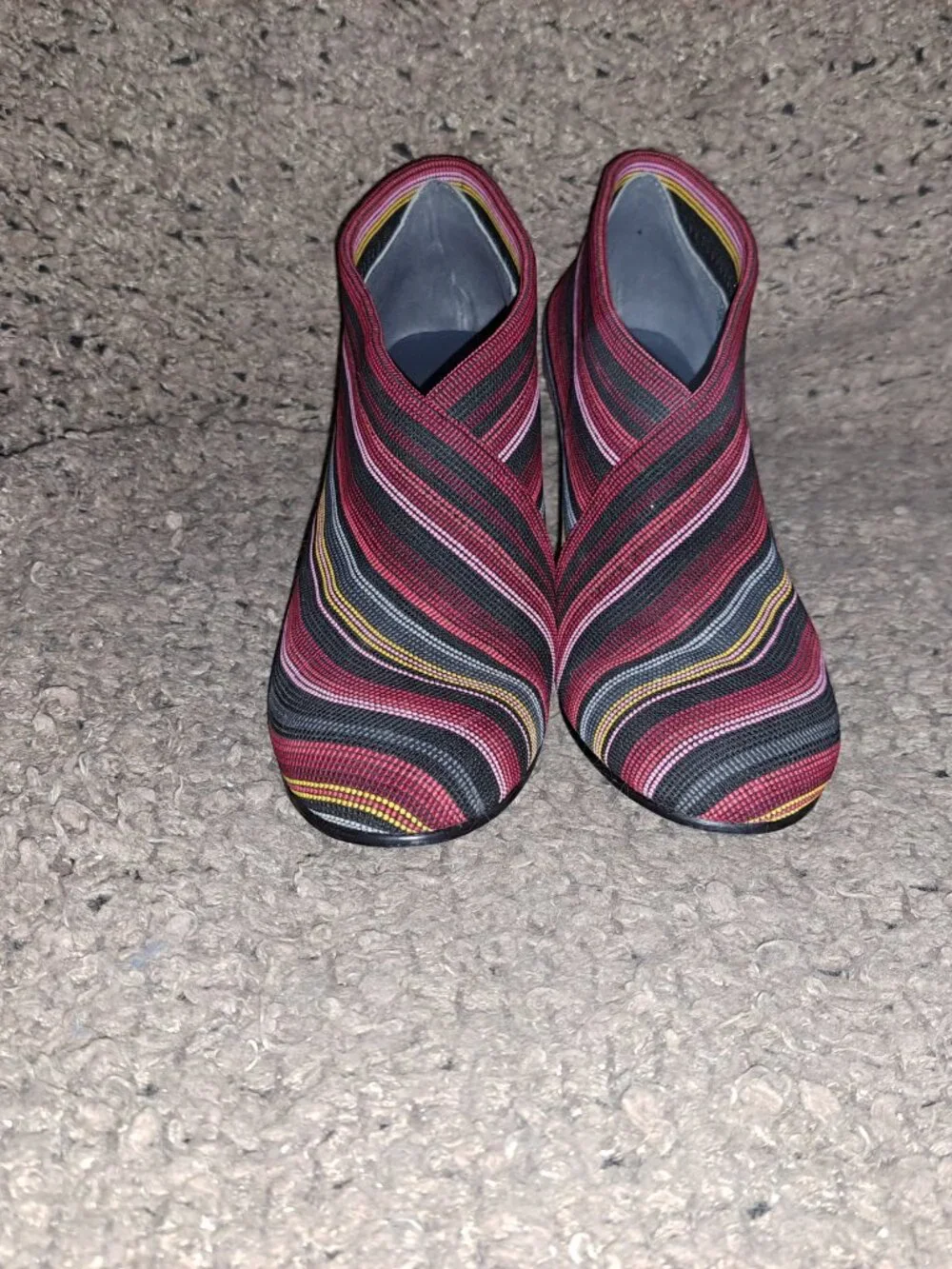 UNITED NUDE-Mid Fold-Colorful Ankle Boots-Textile-Size 36-Near Mint - Picture 3 of 8